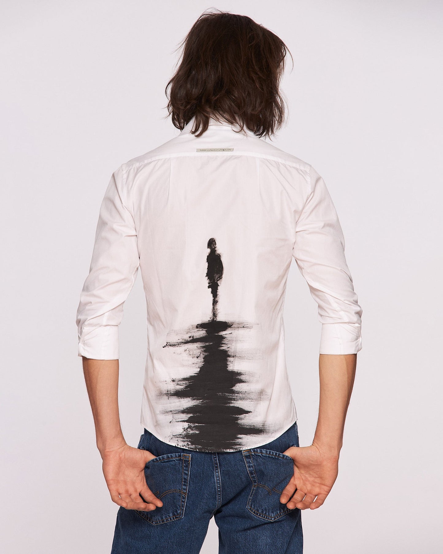 Cămașă bărbați pictată manual ’’Shadow’’