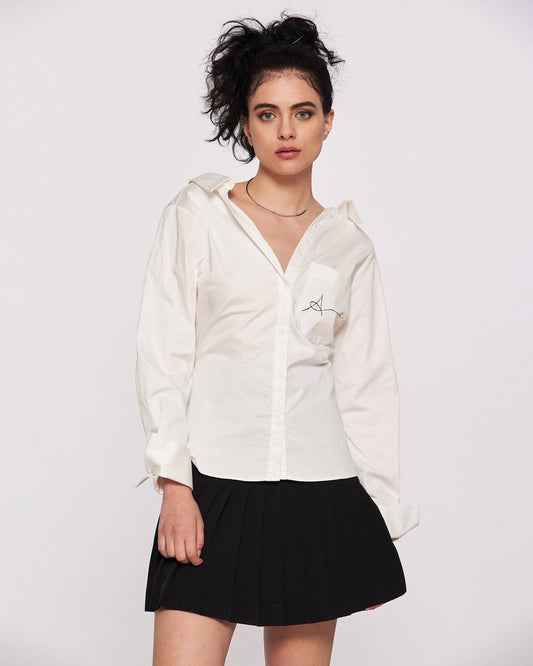 Unique women's shirt "Soir"