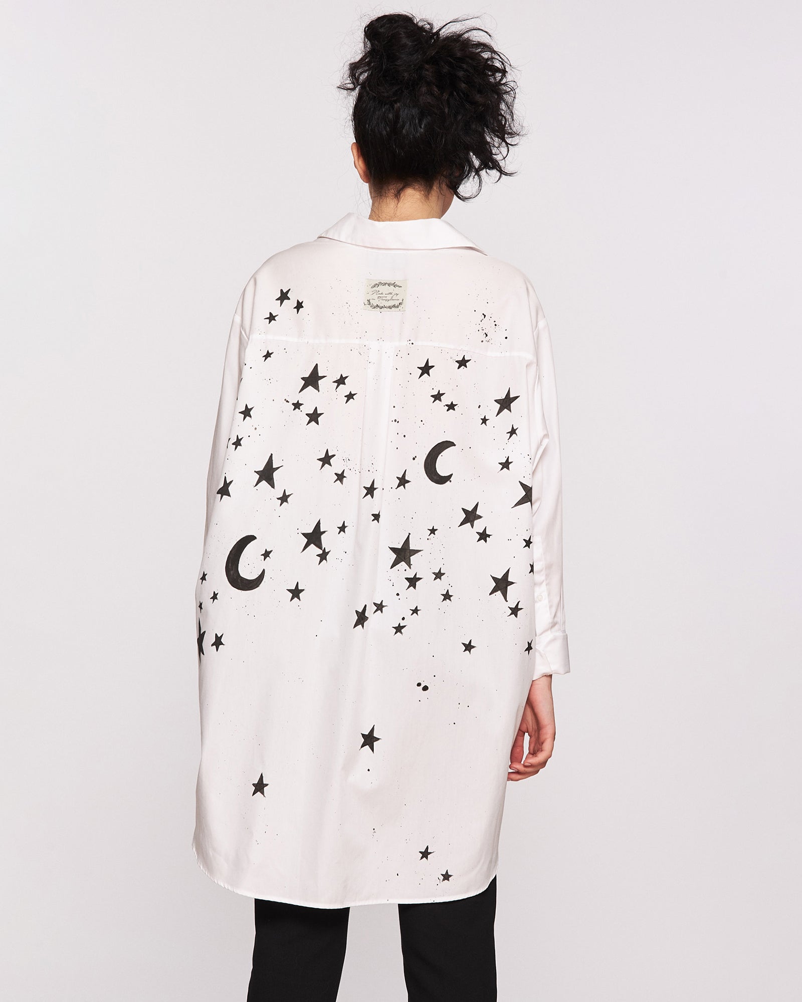 Hand painted dress "Constellation"