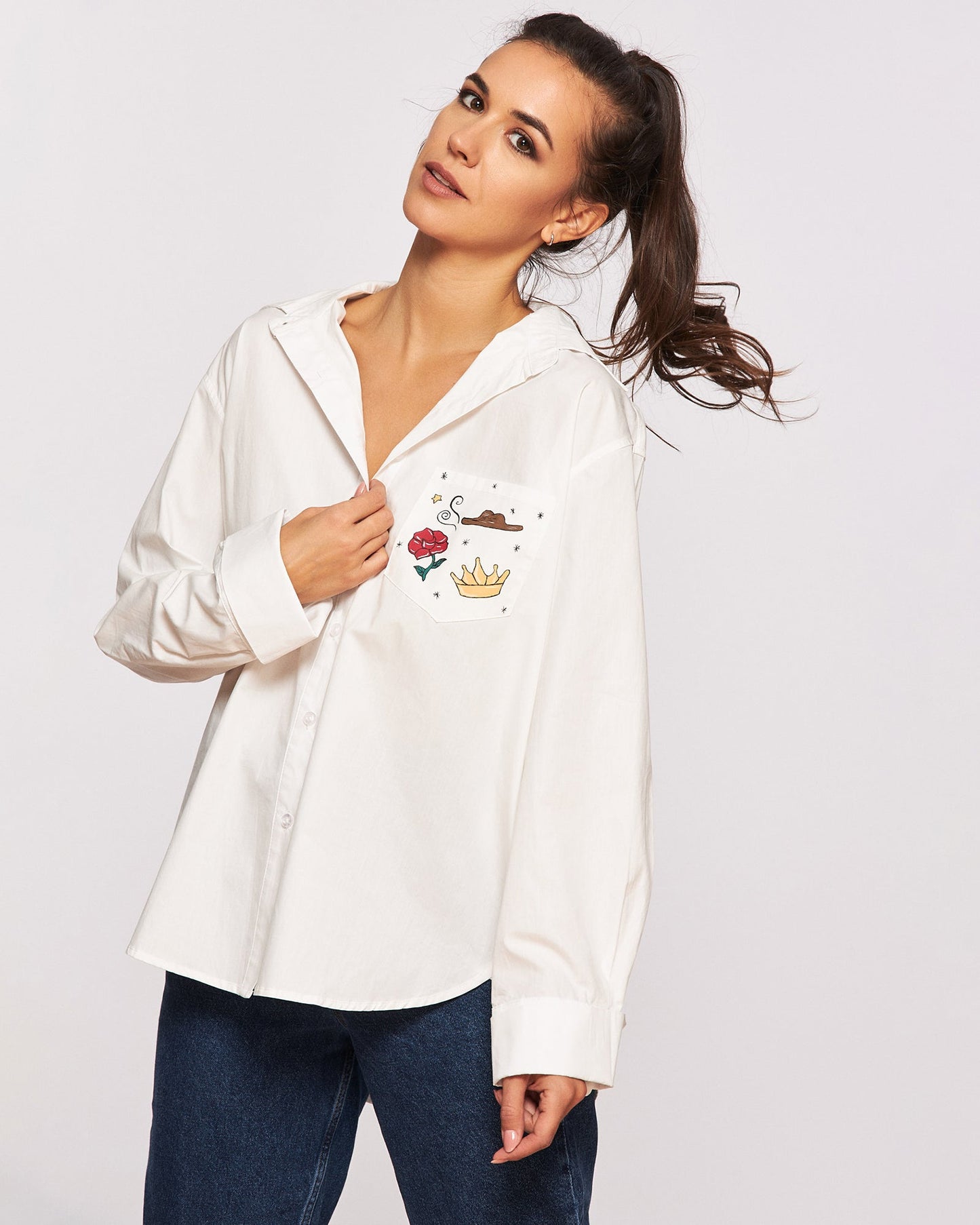 "The Little Prince" Hand Painted Women's Shirt