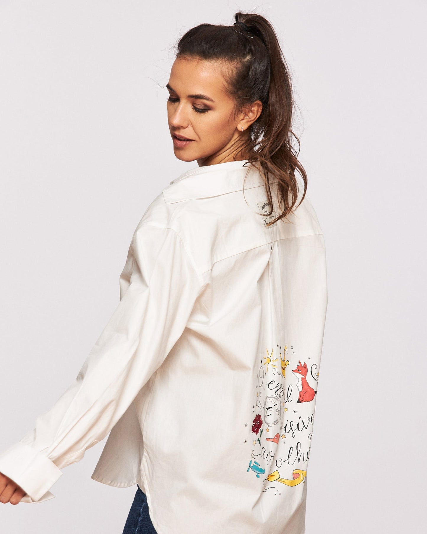 "The Little Prince" Hand Painted Women's Shirt