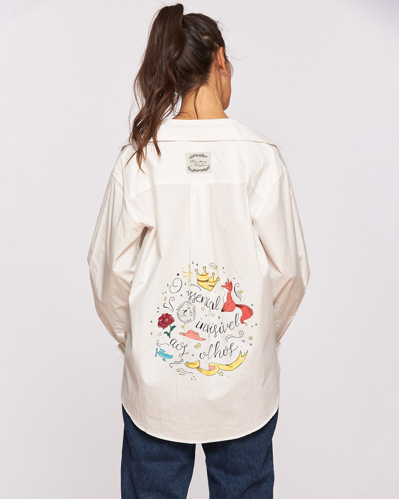 "The Little Prince" Hand Painted Women's Shirt
