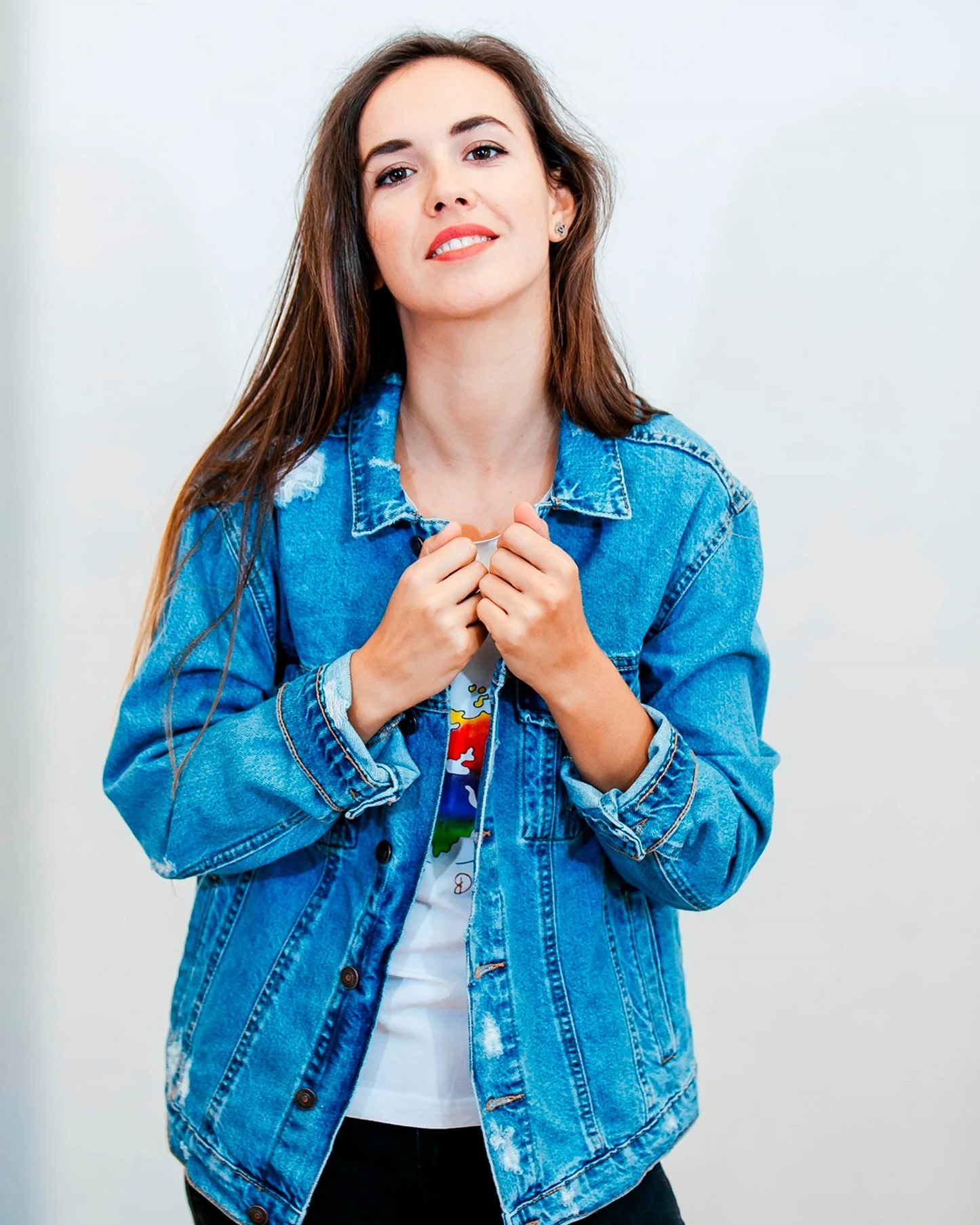 Personalized Message "Music Inspires" Denim Jacket