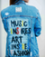Geacă de blugi mesaj personalizat "Music Inspires"