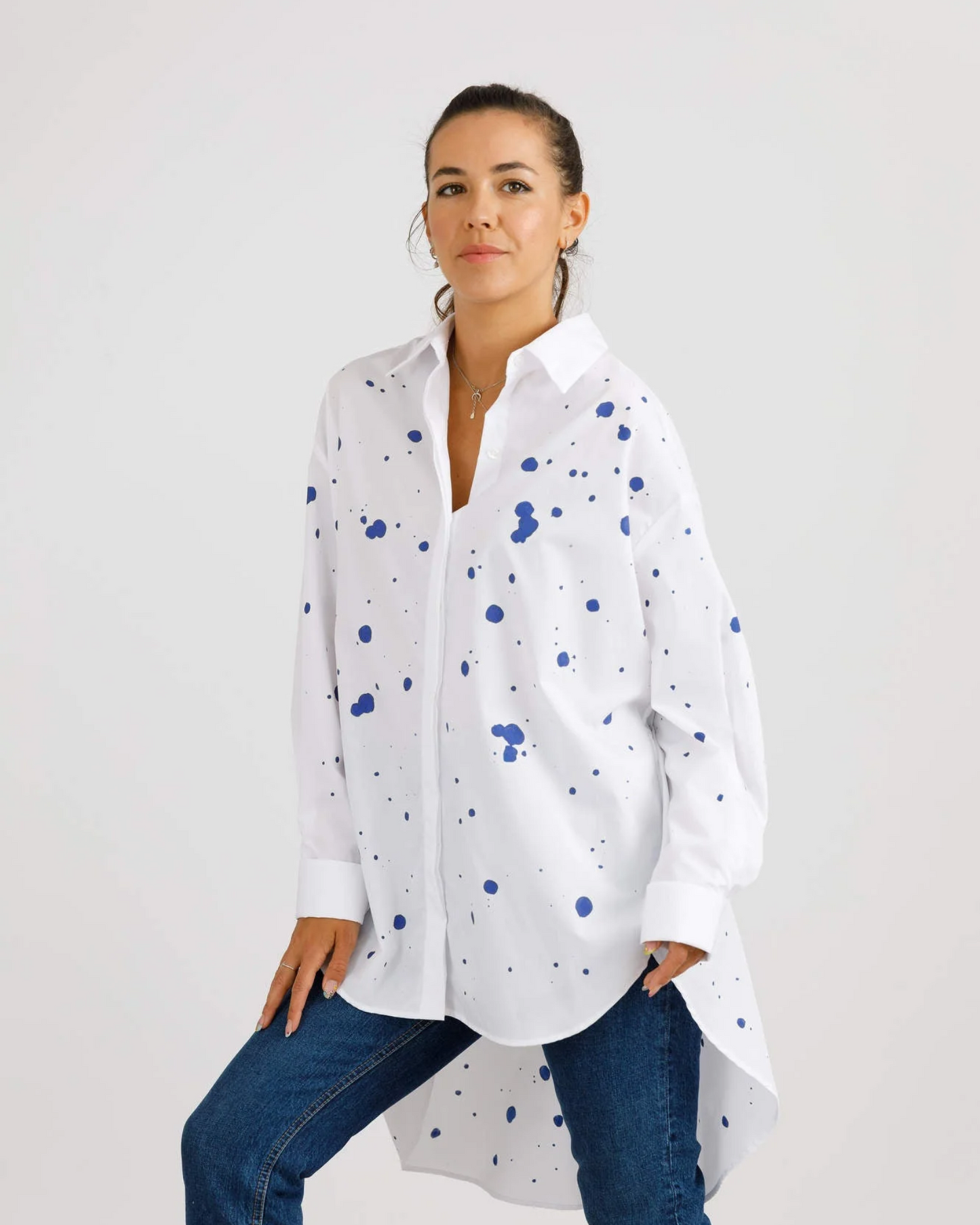 Women's open back shirt "Joy"