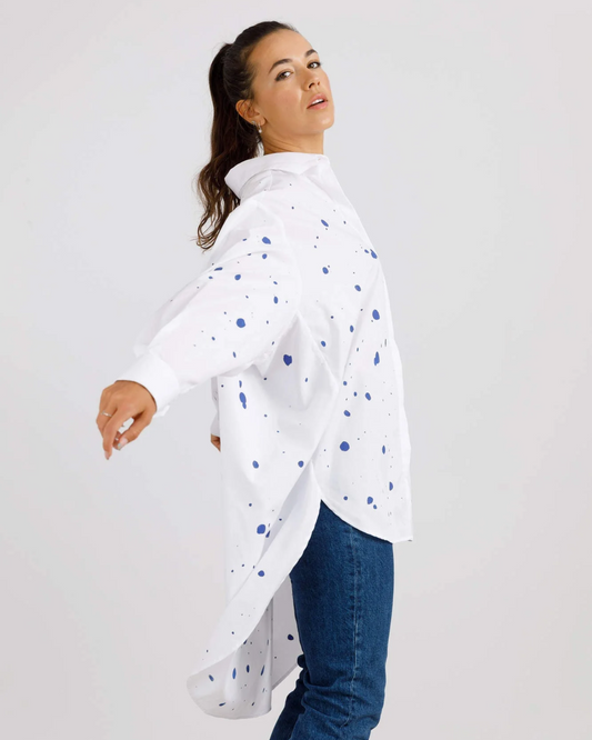 Women's open back shirt "Joy"