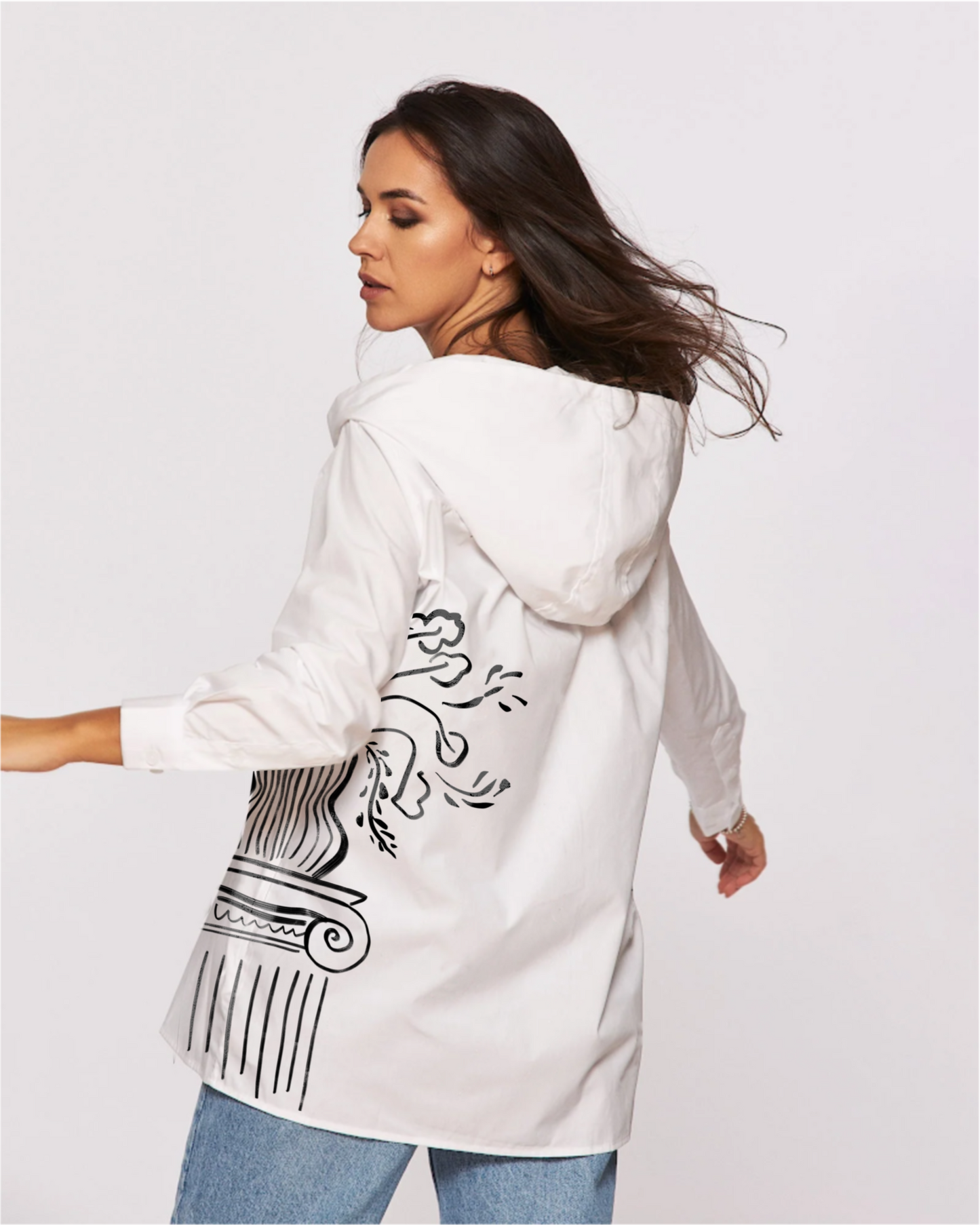 Cămașă cu glugă ”Une memoire”