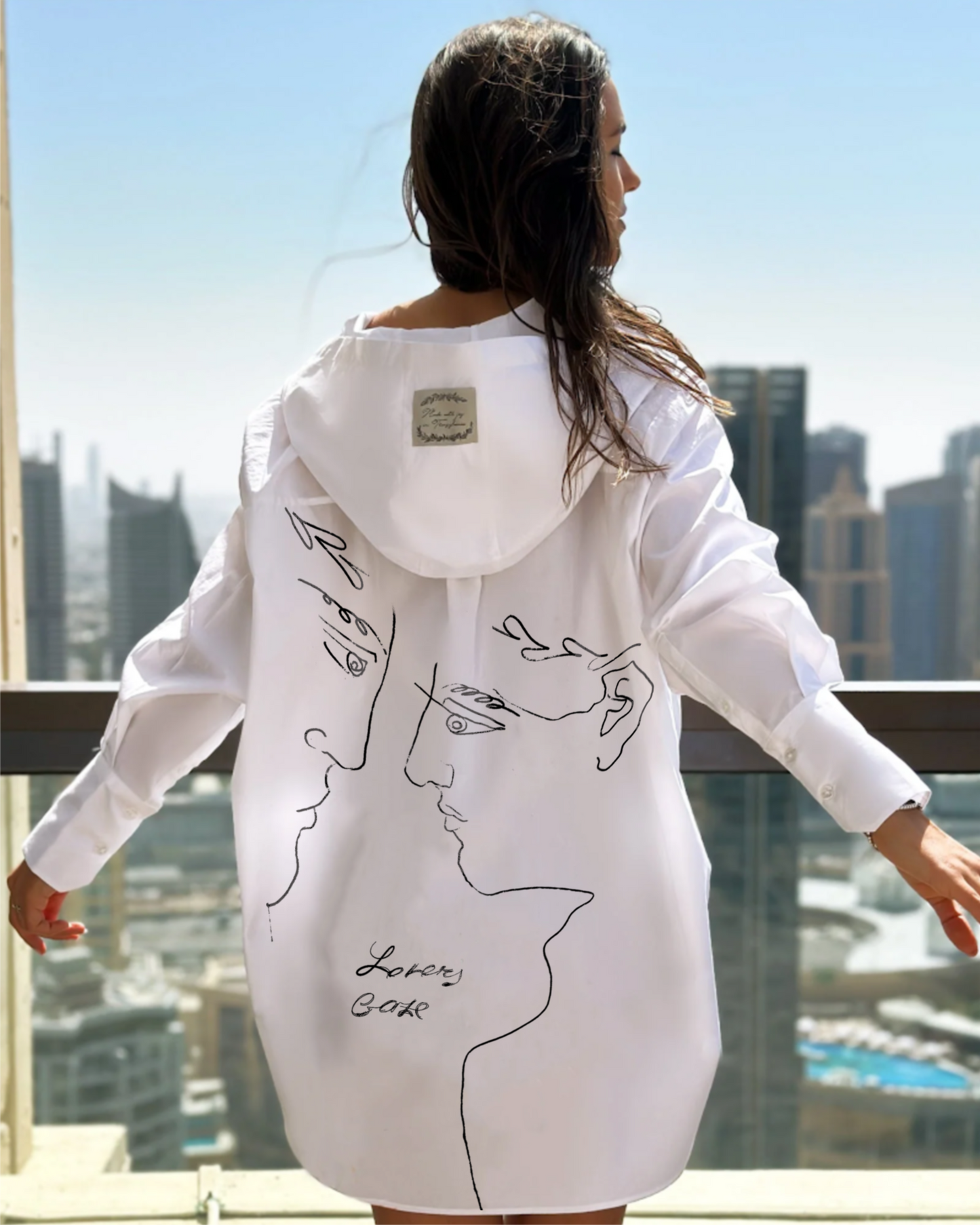 Cămașă cu glugă ”Loving you”