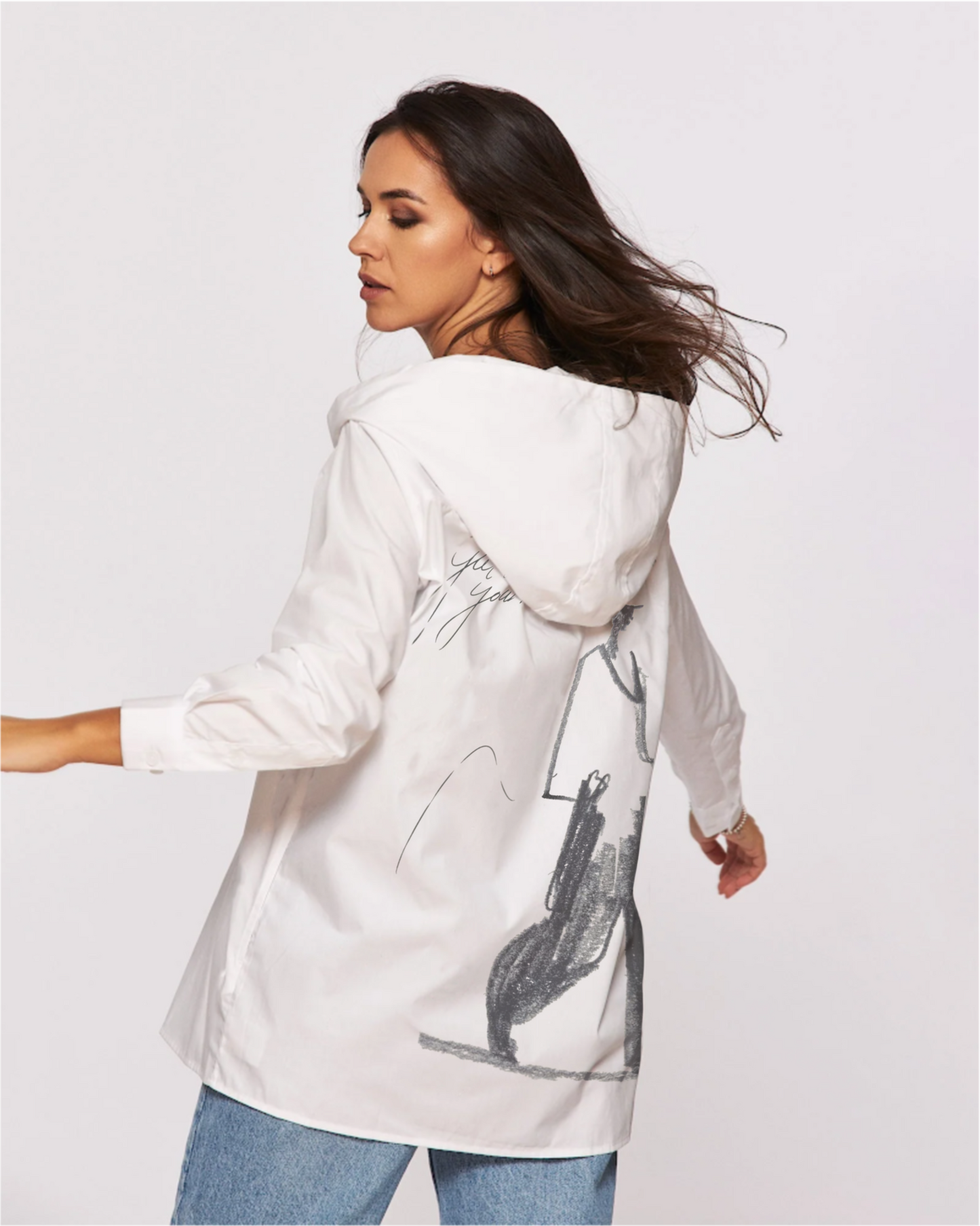 Cămașă cu glugă ”You are your home”