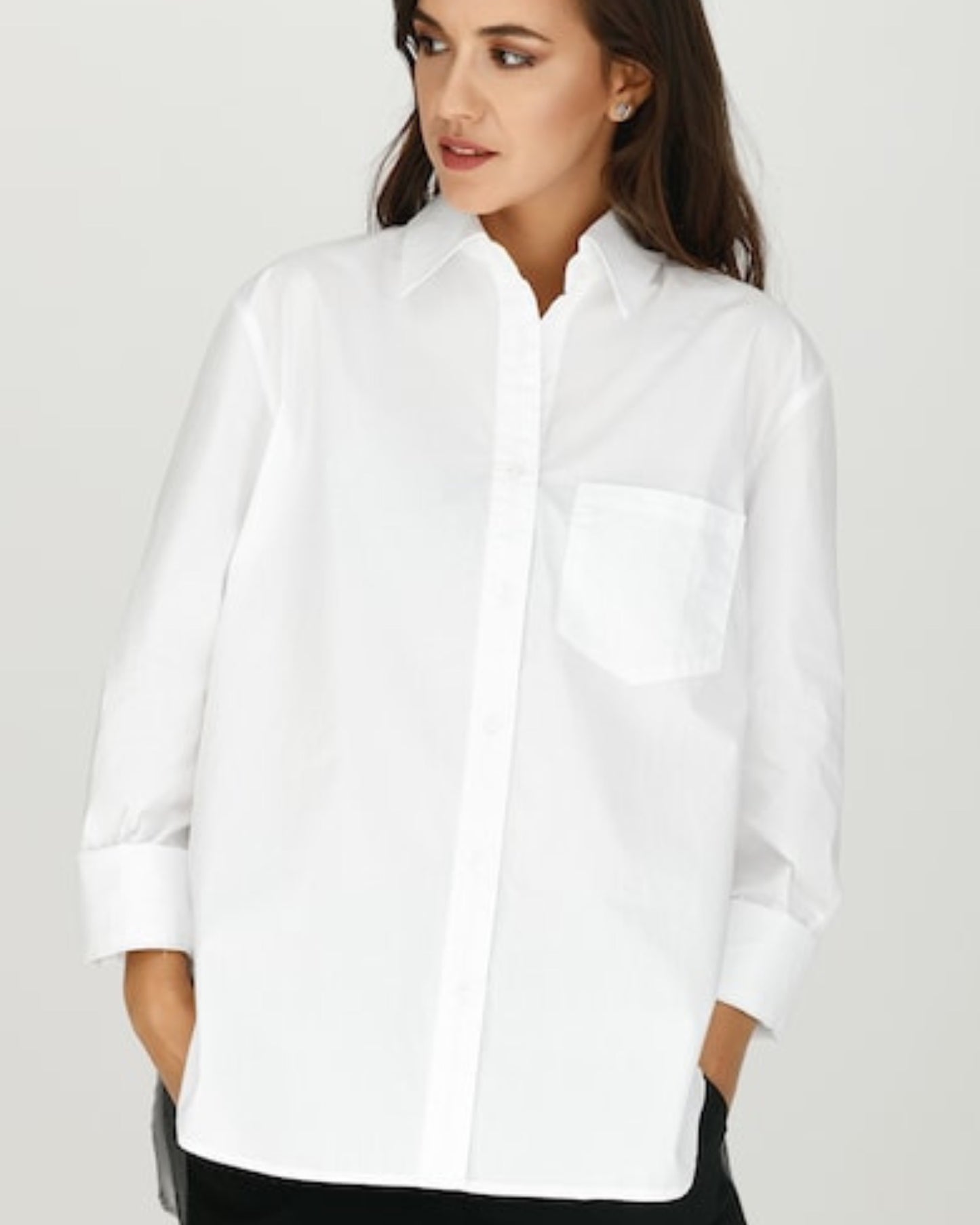 Cămașă damă pictată manual ”Palm vision”