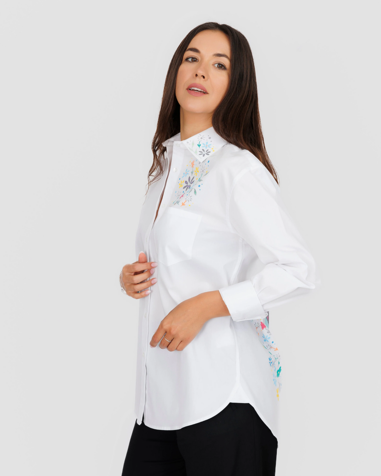 Cămașă damă oversized "Wonderful World"