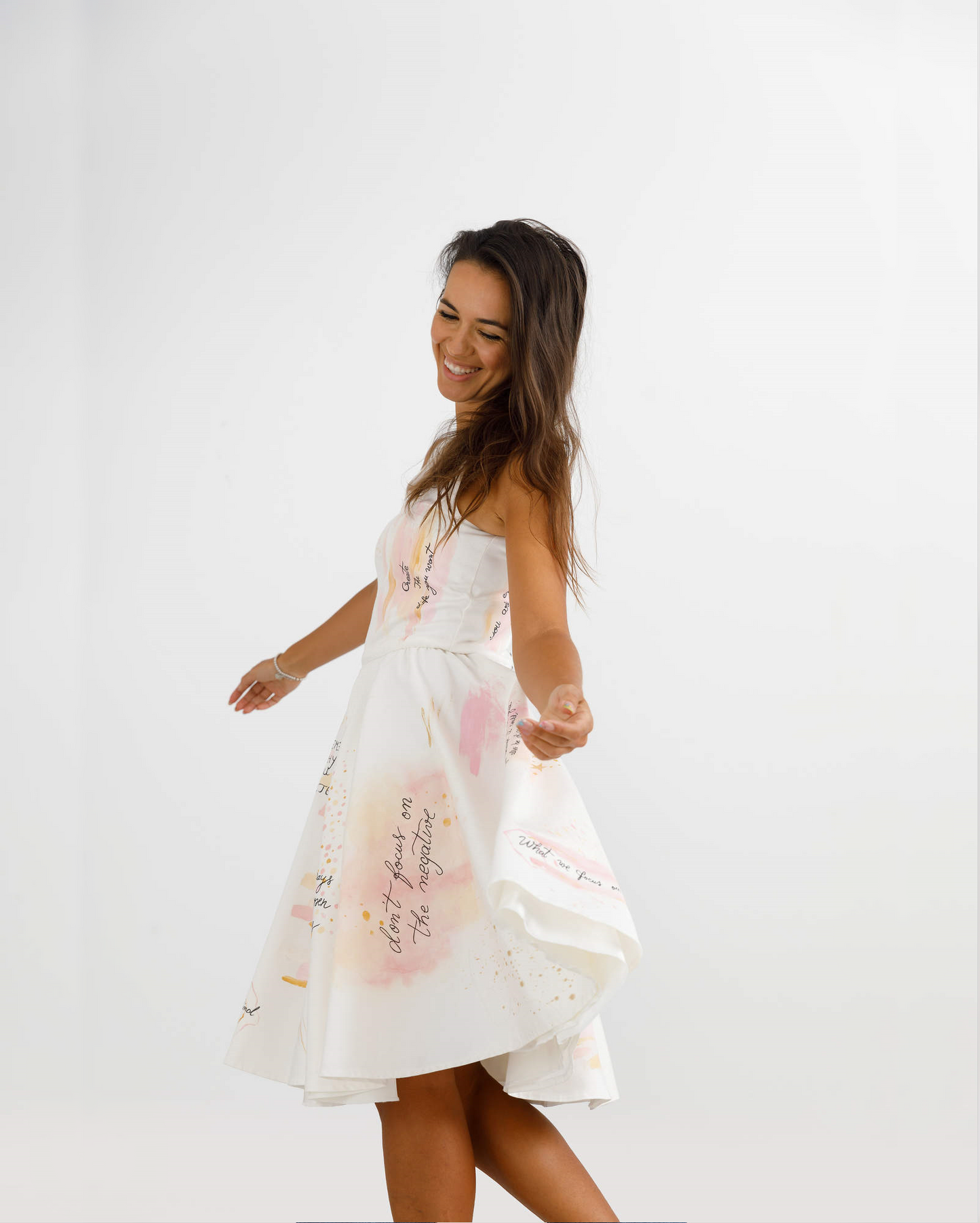 Women's open back shirt "Joy"