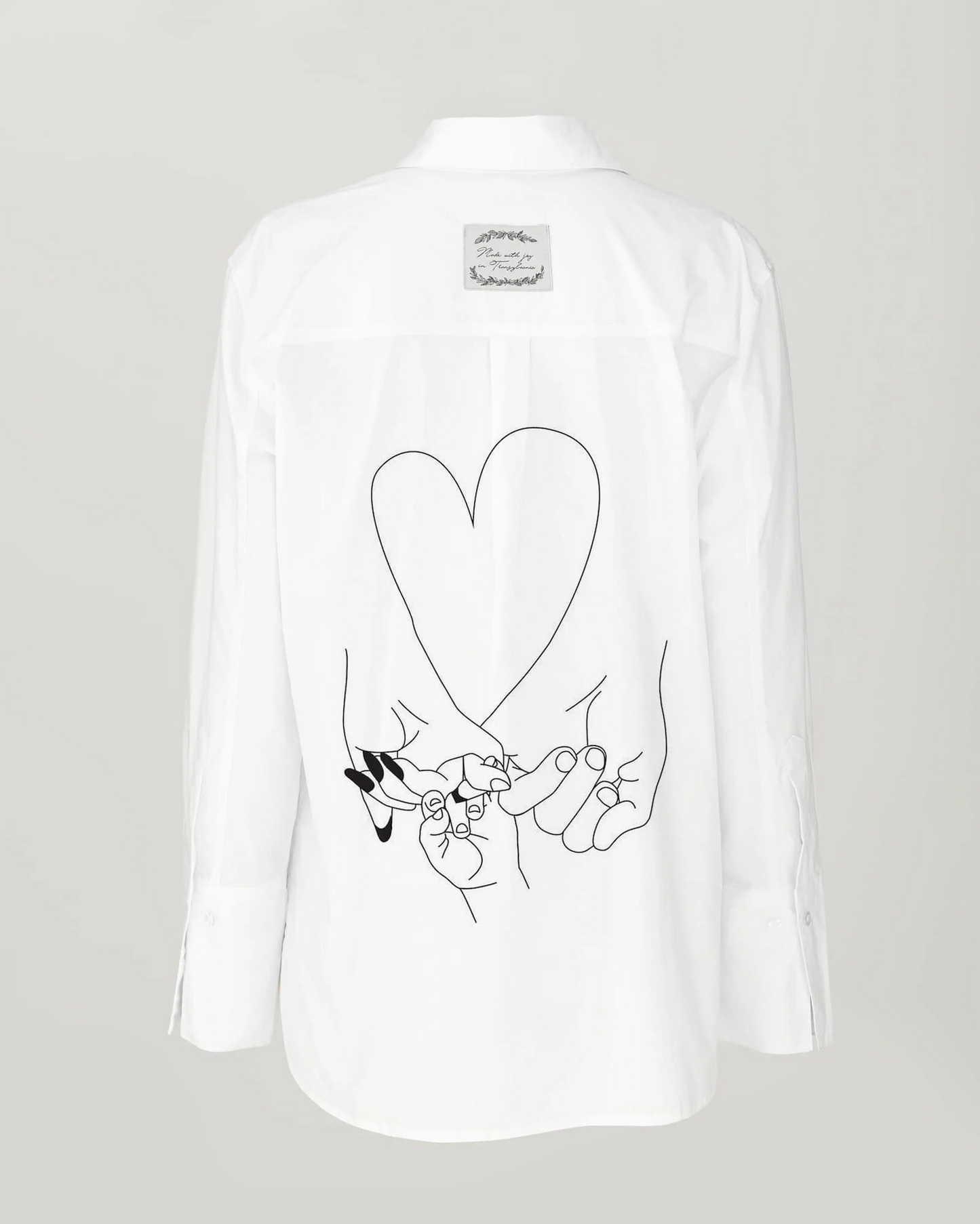 Women's open back shirt "Joy"