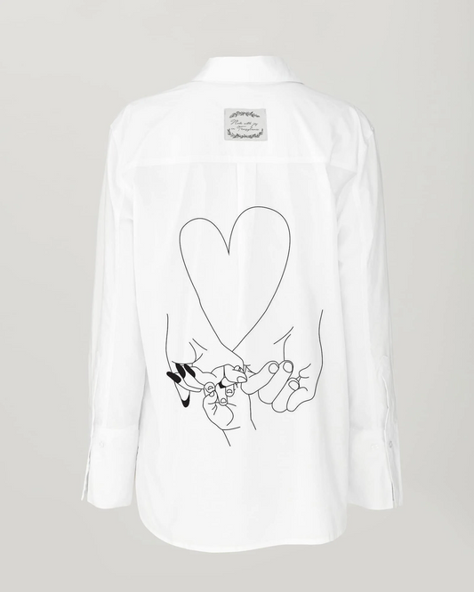 Women's open back shirt "Joy"