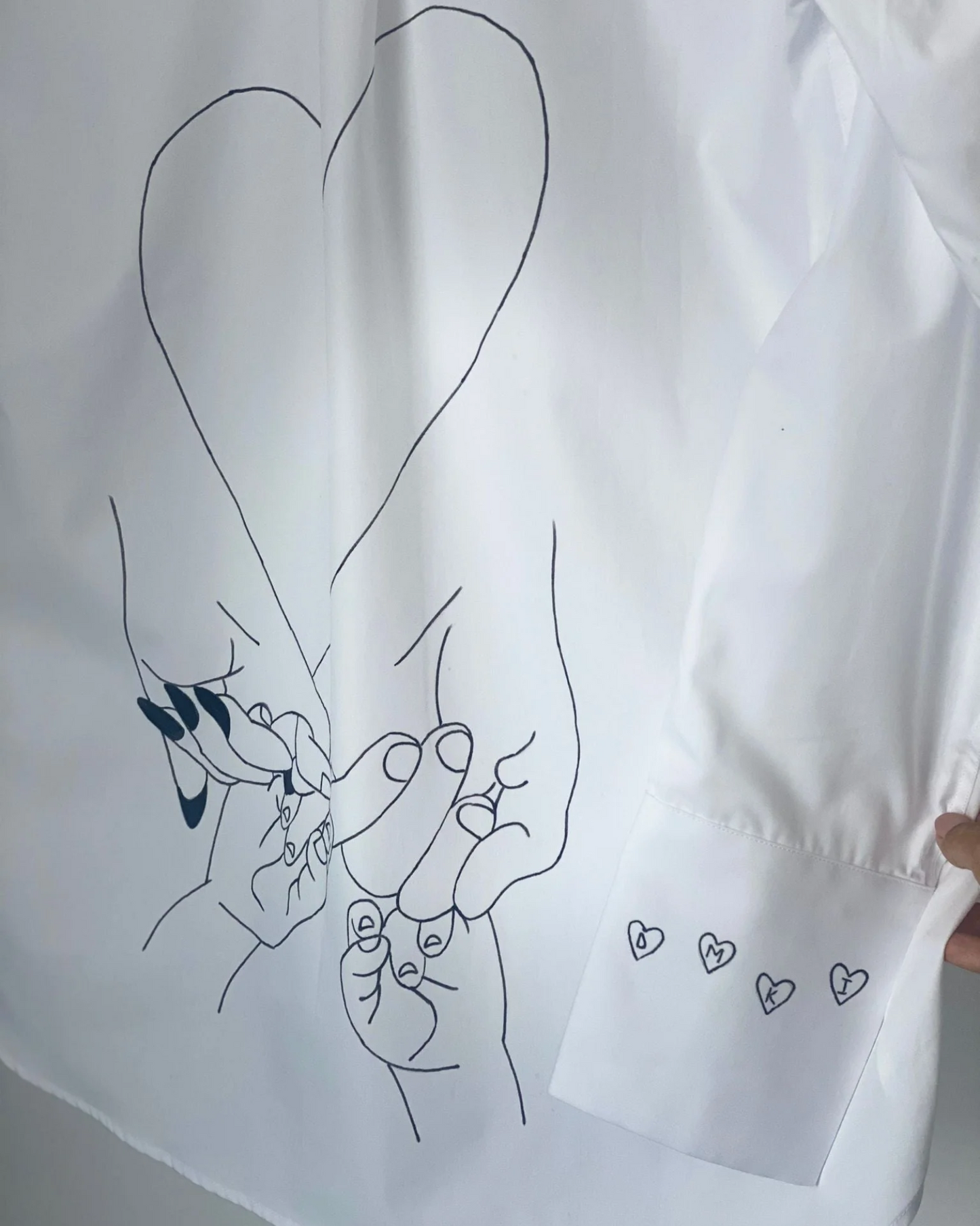 Women's open back shirt "Joy"