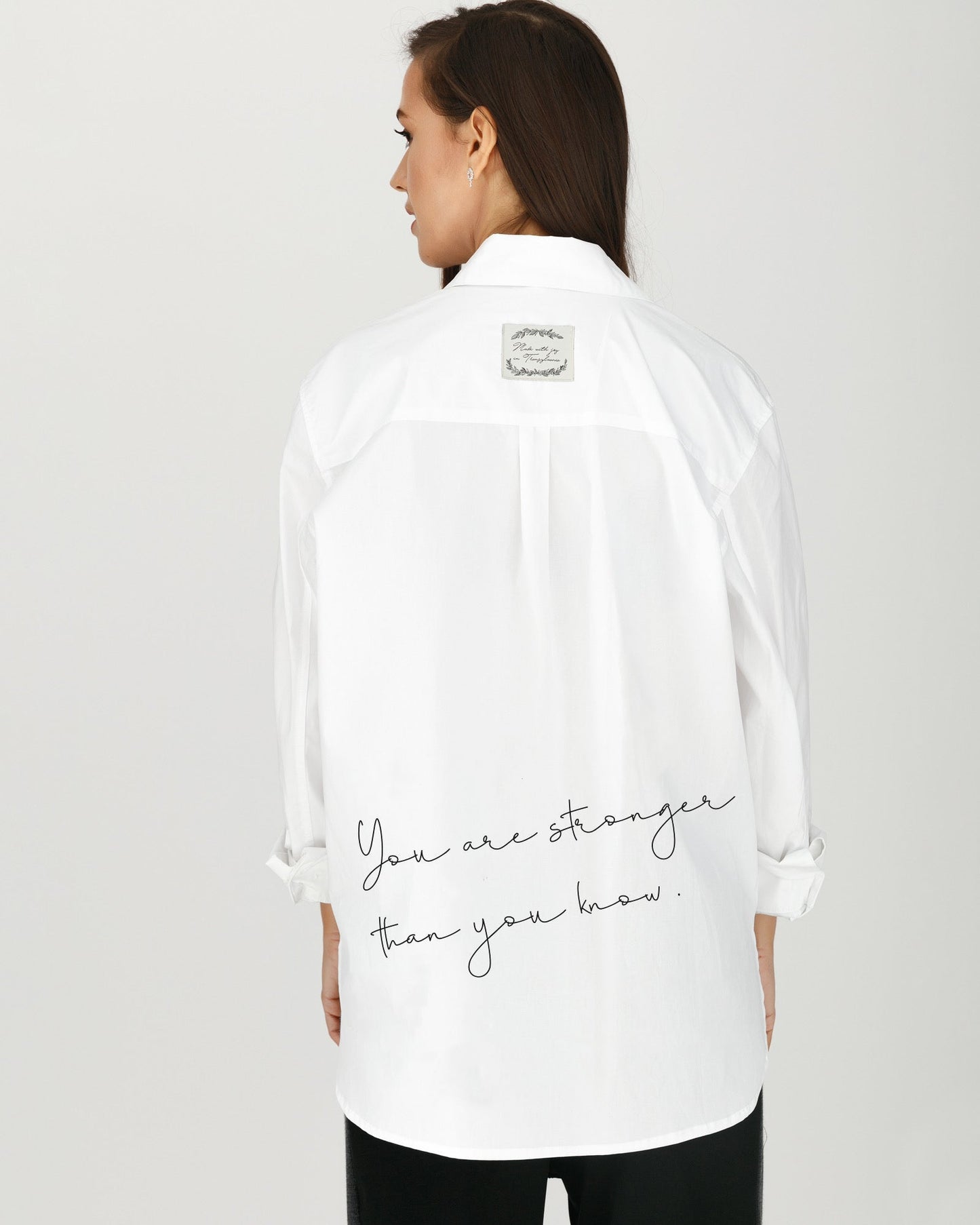 Women's open back shirt "Joy"