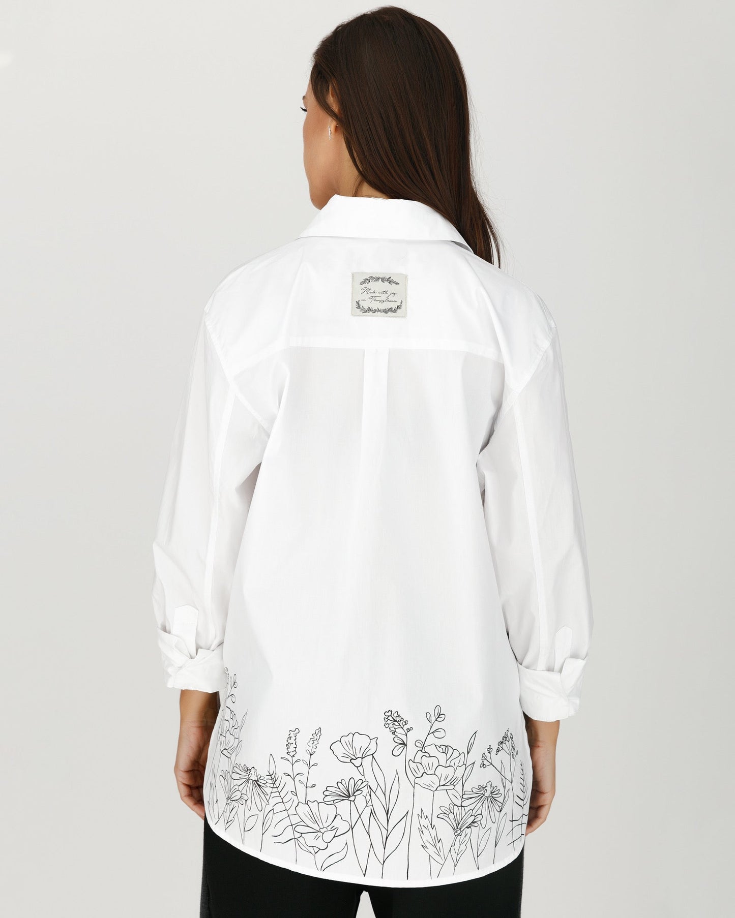 "God is a DJ" hand painted shirt