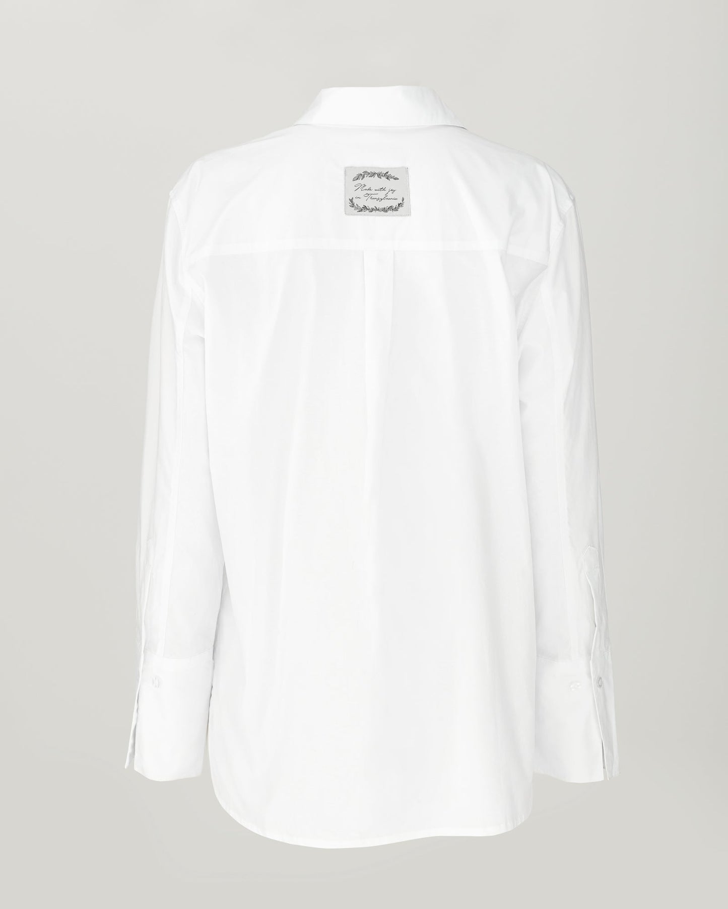 "Portrait hiding" painted shirt