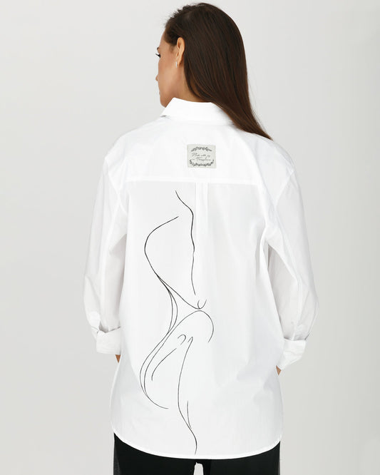 Minimalist style shirt "Silhouette"