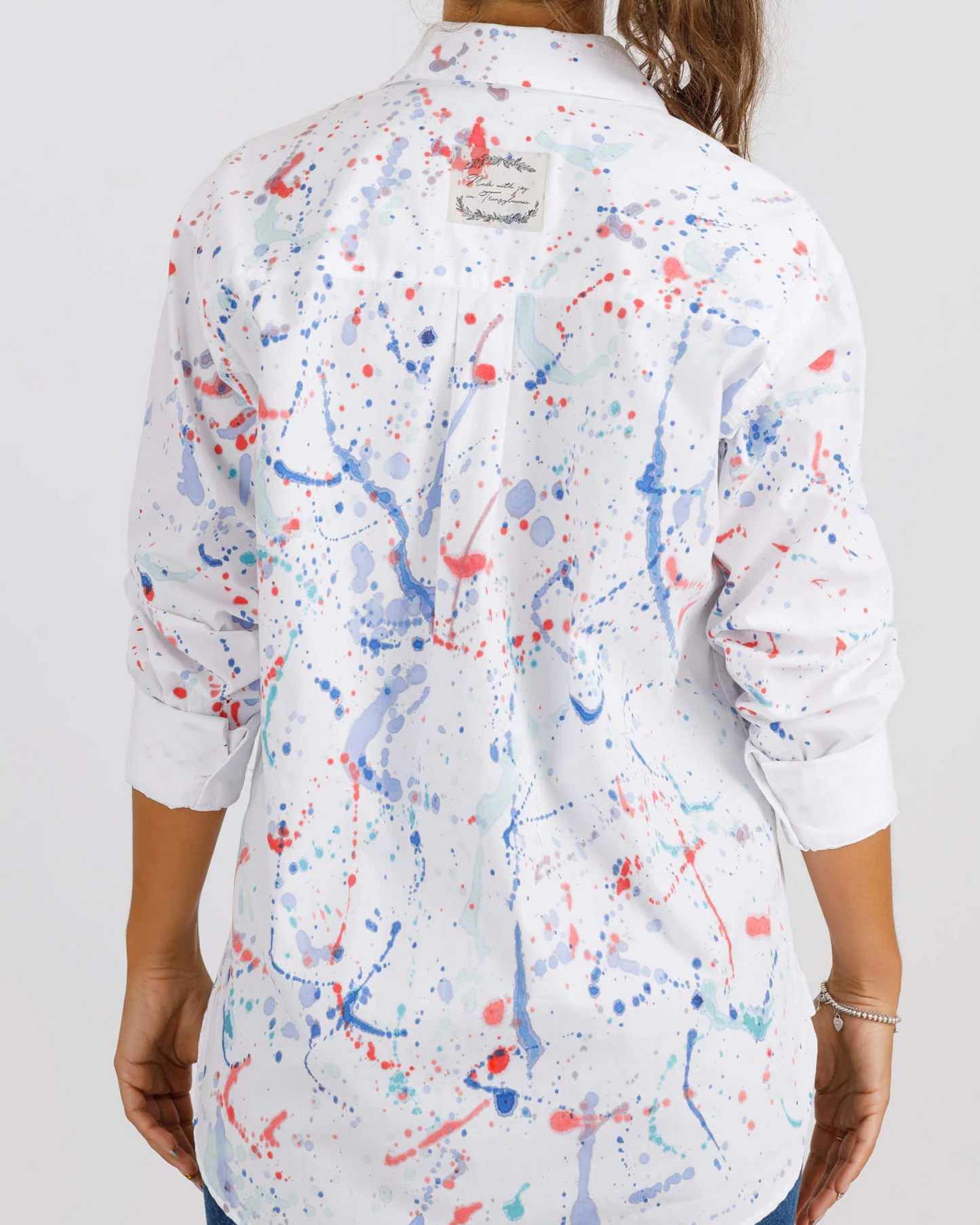 Women's open back shirt "Joy"