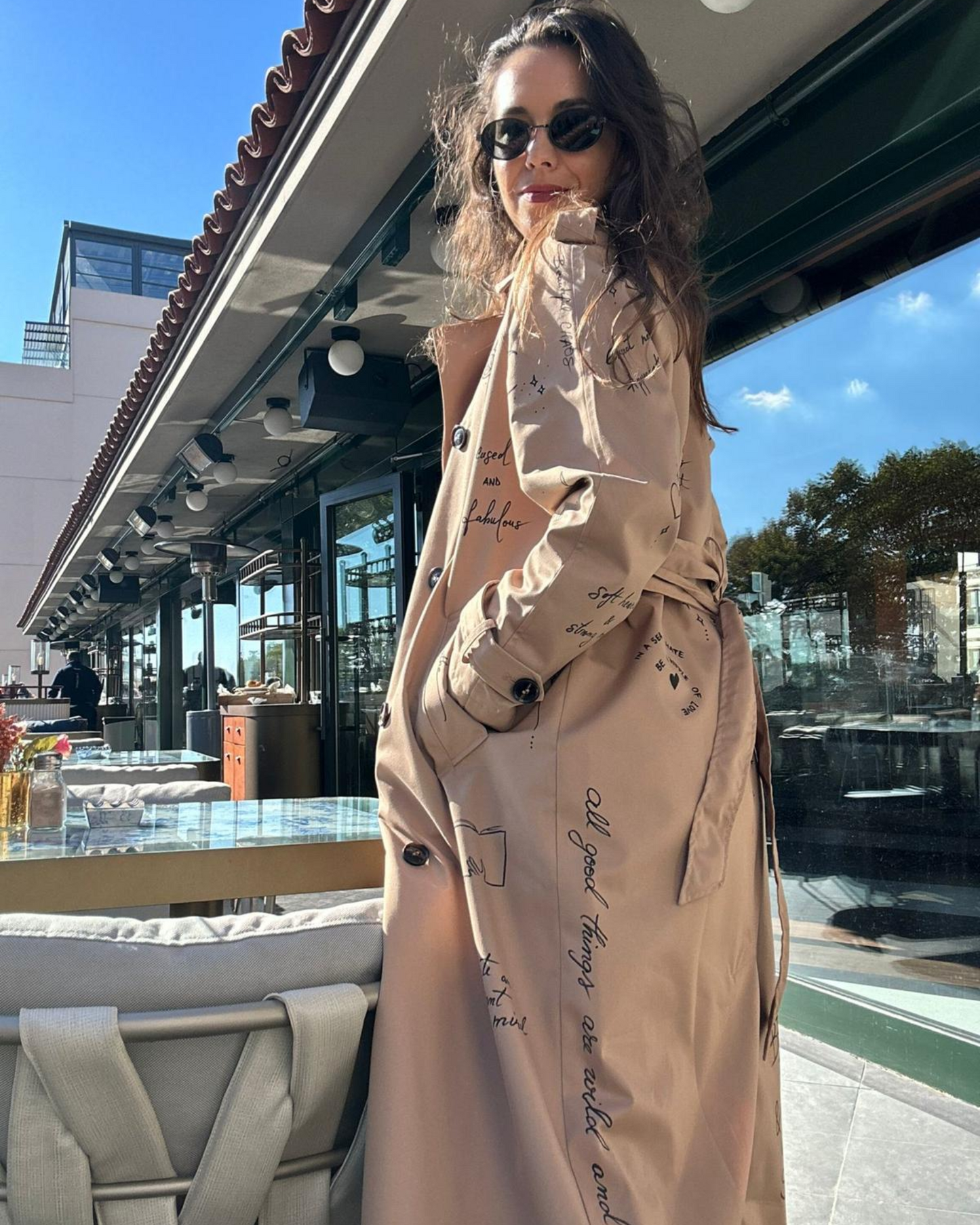 Palton ”Glimpse of brown”