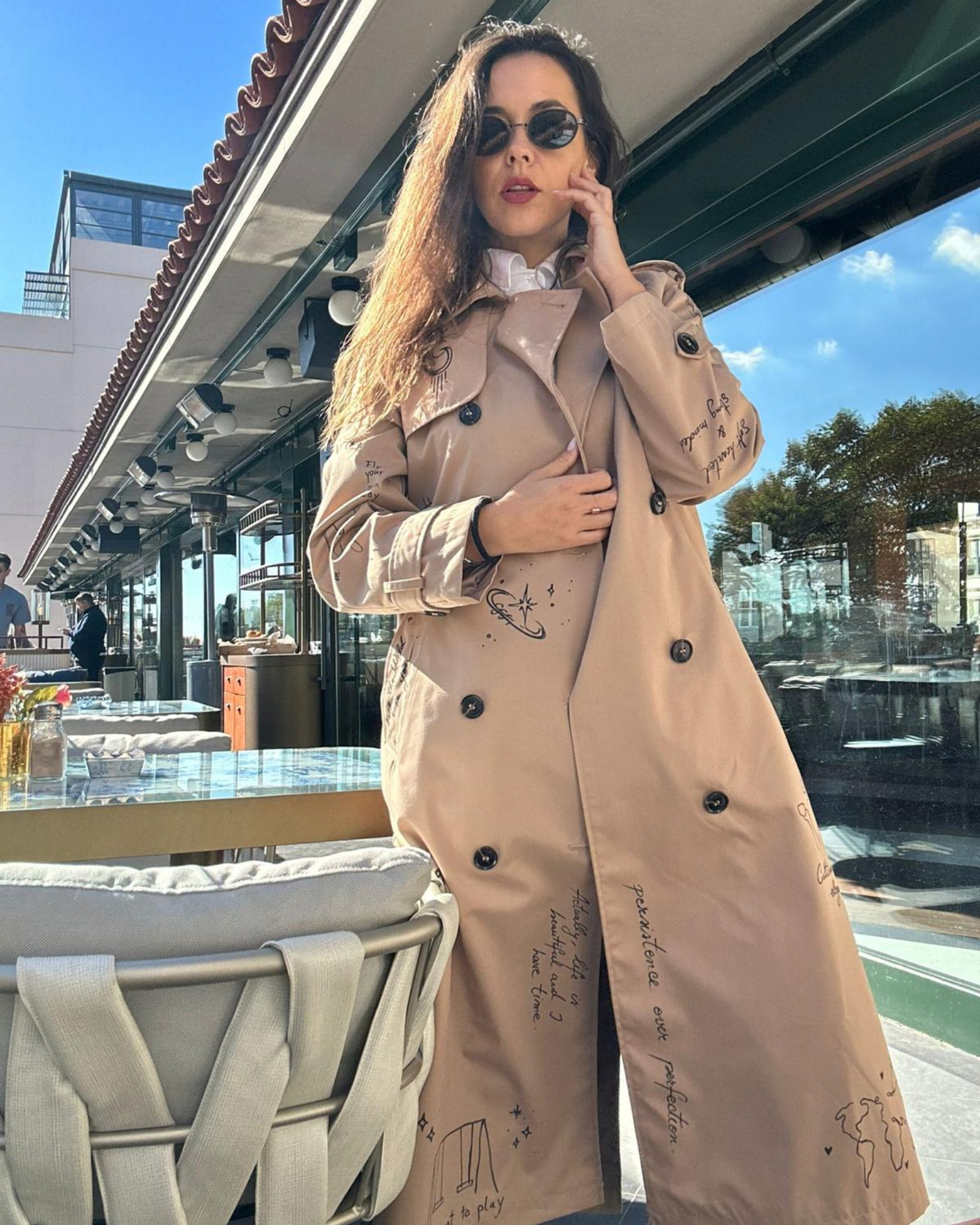 Palton ”Glimpse of brown”