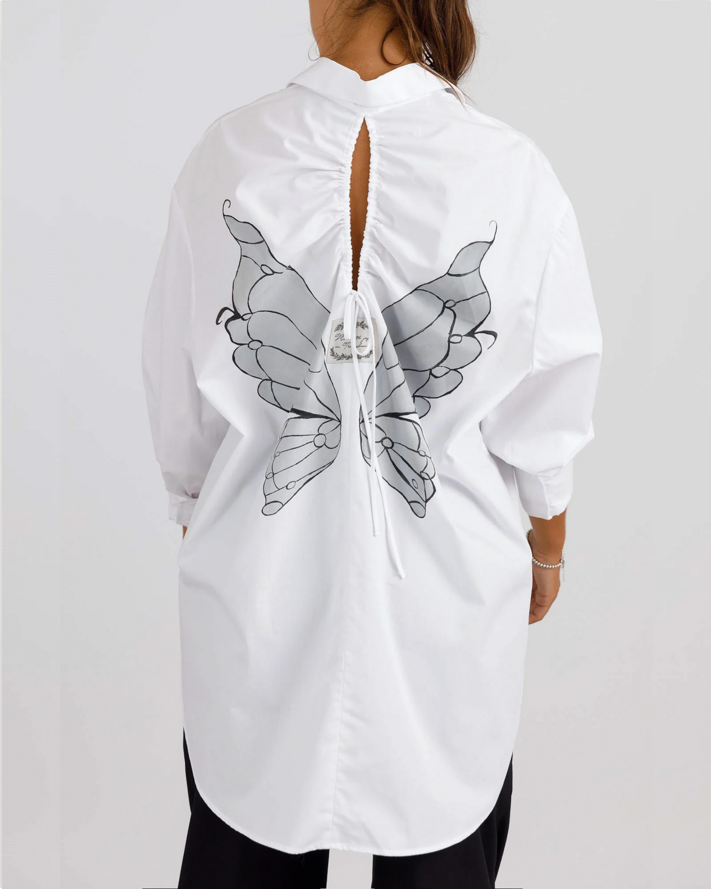 Women's open back shirt "Joy"