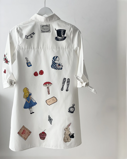 Rochie personalizată unicat "Alice in Wonderland"