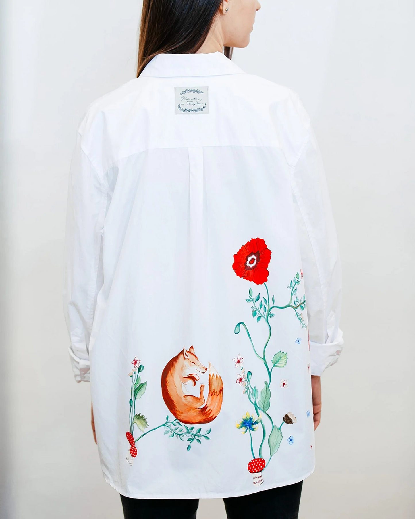 "Sweet Fox" Cheerful Shirt