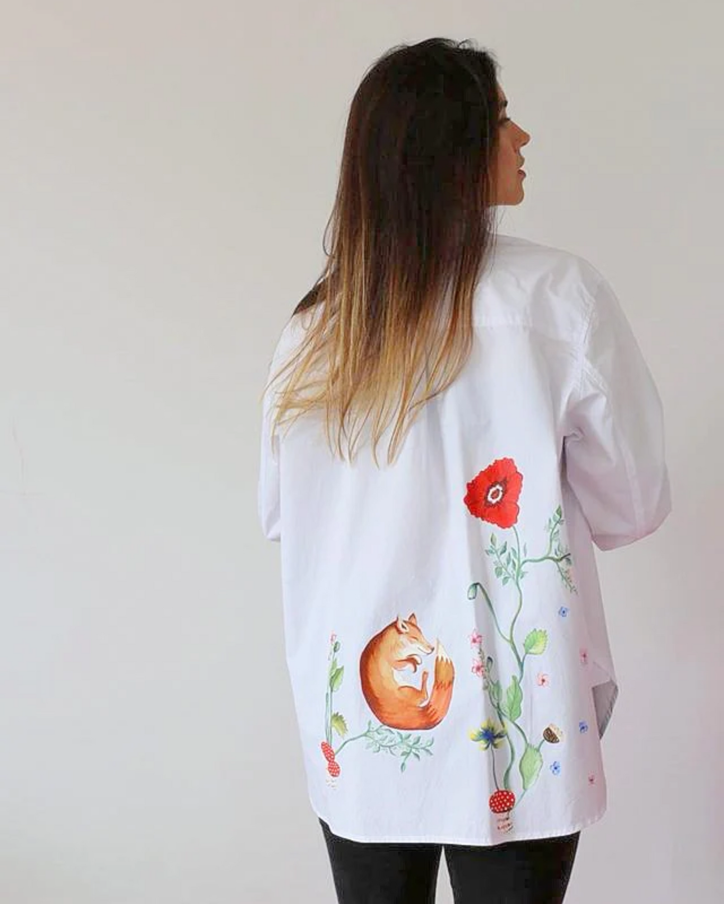 "Sweet Fox" Cheerful Shirt